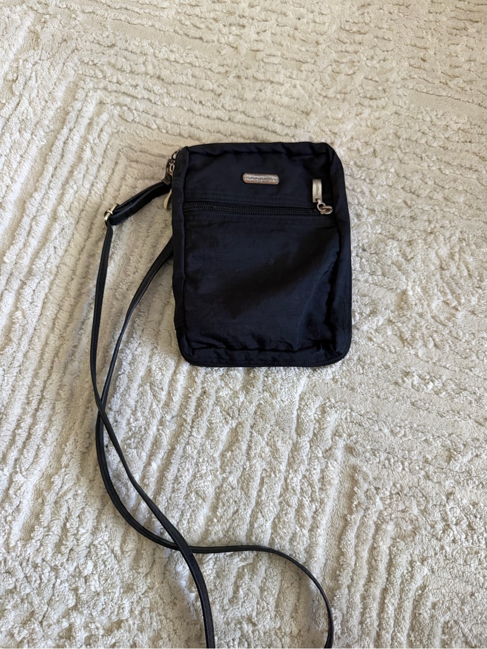 Baggallini Nylon Black Crossbody Organizer Bag